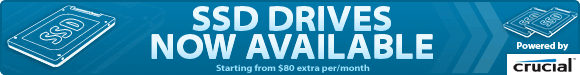 SSD Drives Now Available - Powered by Crucial