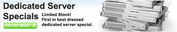 Dedicated Server Specials