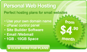 Hosting - Hobby Websites